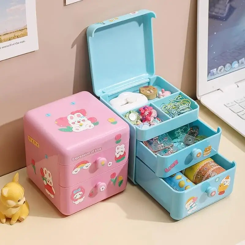 Multiple Drawers Cute Small Storage Box – thepaperworm