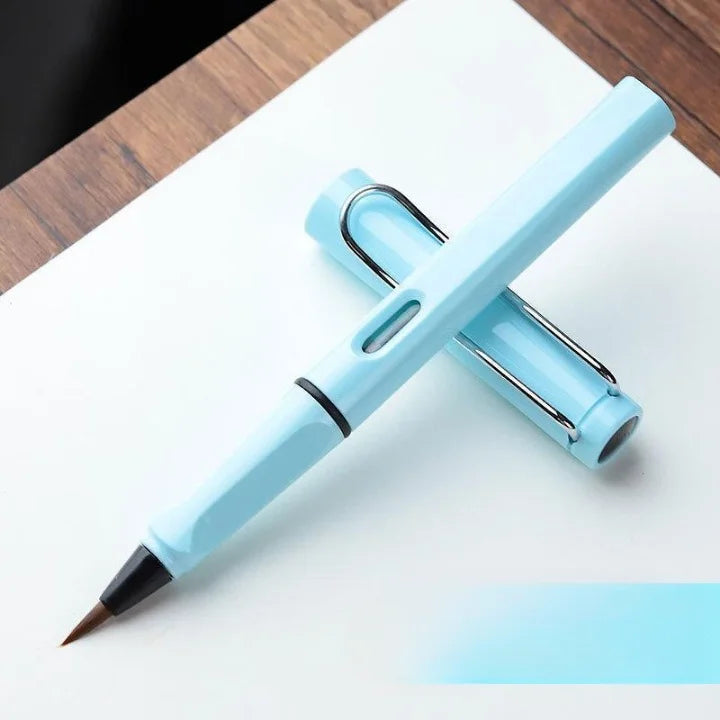 New Fountain Pen Style Calligraphy Metal Brush Pen