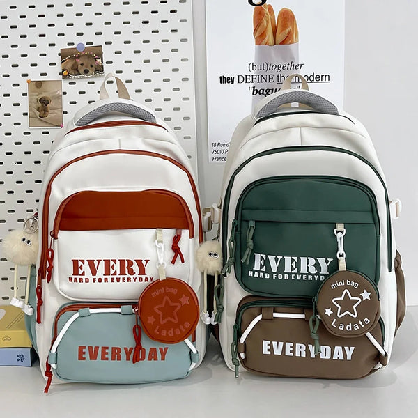 Multi Layer Large Capacity Casual Backpack