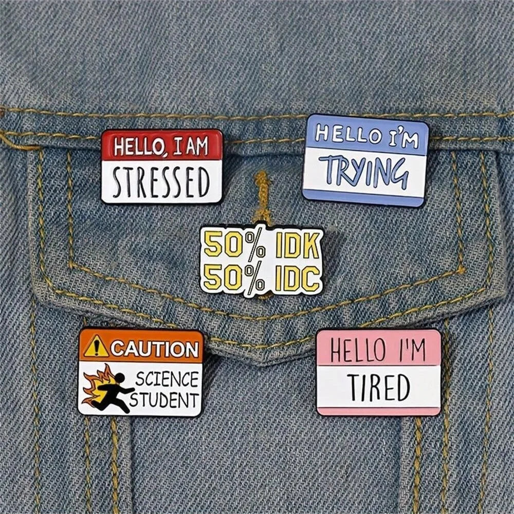 My expressions Enamel Pin