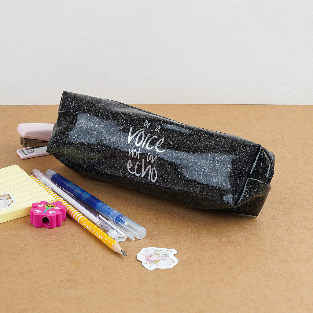 PVC Glittery Pencil Case