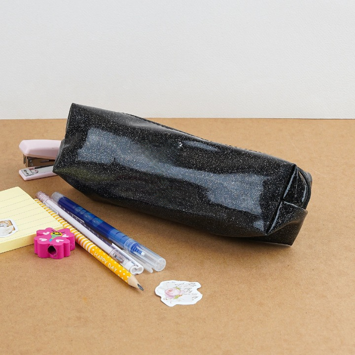 PVC Glittery Pencil Case