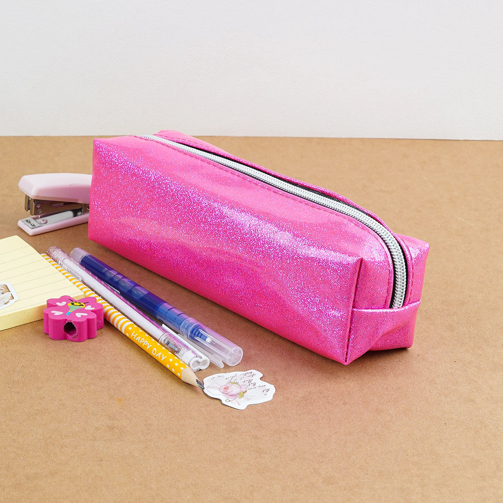 PVC Glittery Pencil Case