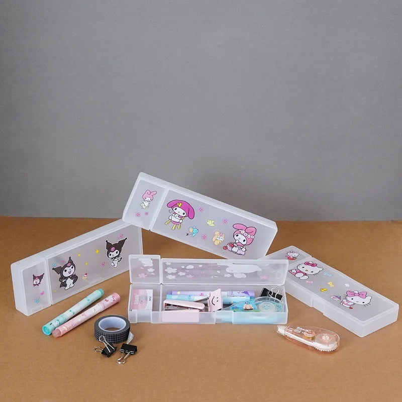 PVC Translucent Pencil Box - Sanrio