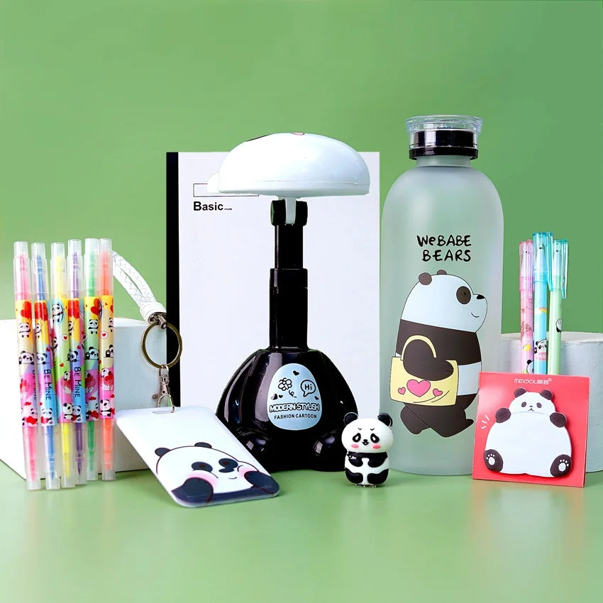 Panda Stationery Deal With Lamp