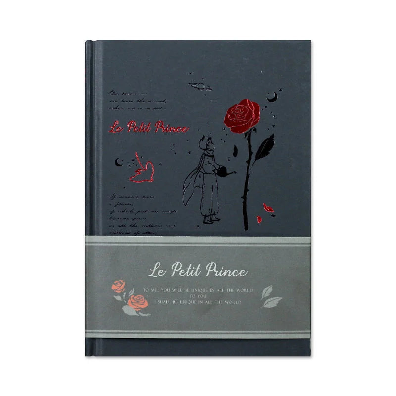 Little Prince Retro Black Cover Journal