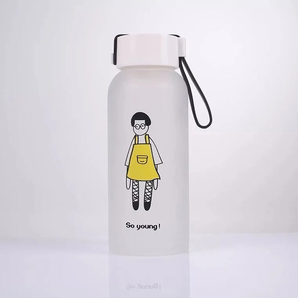 Anime Glass Cup Bottle
