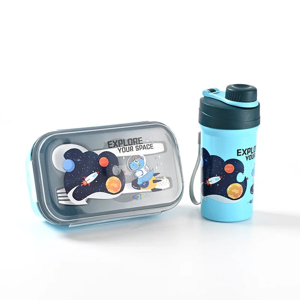 Portable Sealed Lunch Box with Water Cup