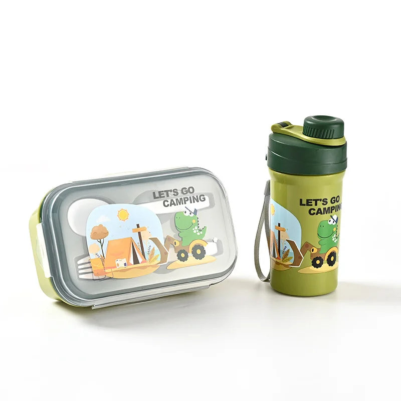 Portable Sealed Lunch Box with Water Cup