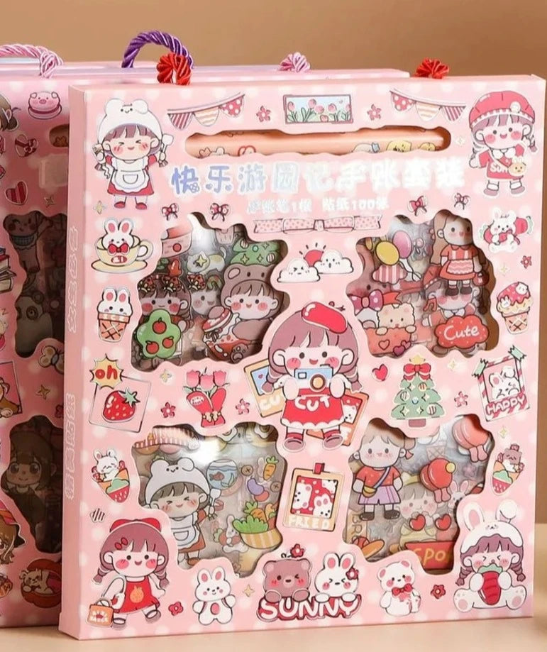 Sanrio Stickers and Pen Gift Box