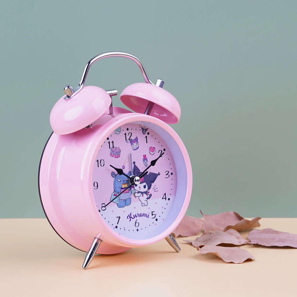 Sanrio Kiwaii Cartoon Bell Table Clock with Alarm