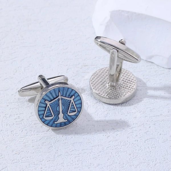 Silver Cufflinks For Lawyer And Advocates