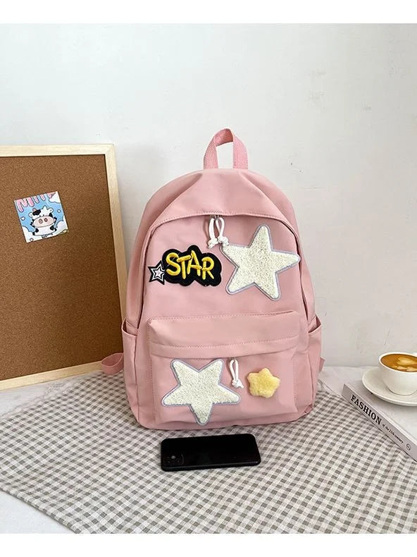 Stars Embroidered Backpack