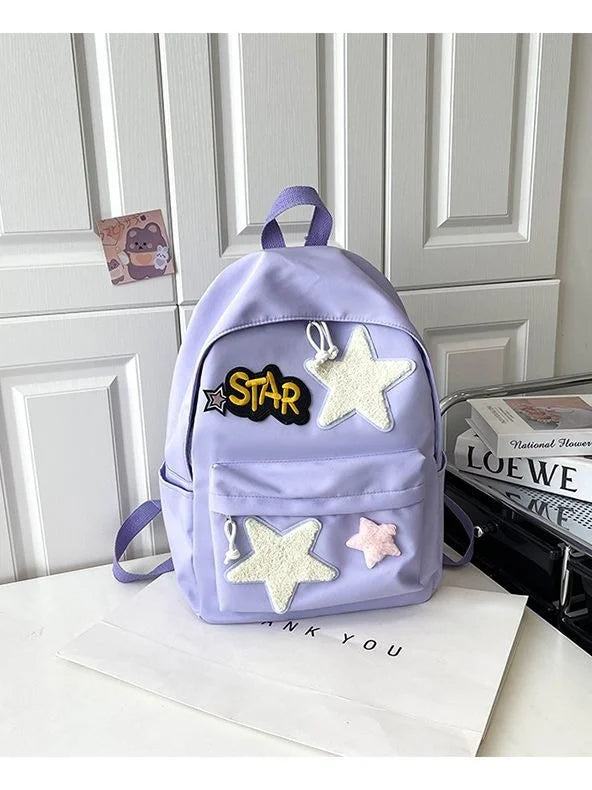 Stars Embroidered Backpack