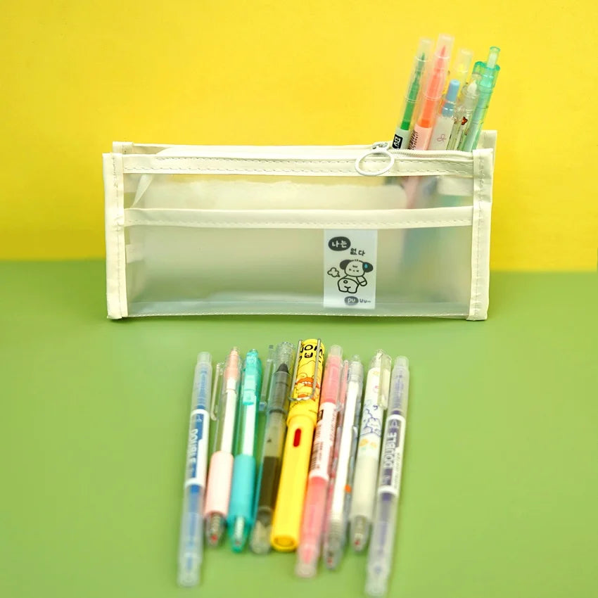 Stationery Bundle with Frosted Pencil Case