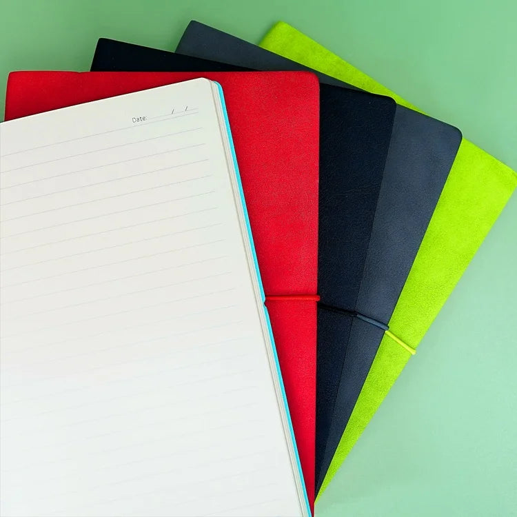 Summer Bow Soft Leather Cover Notebooks