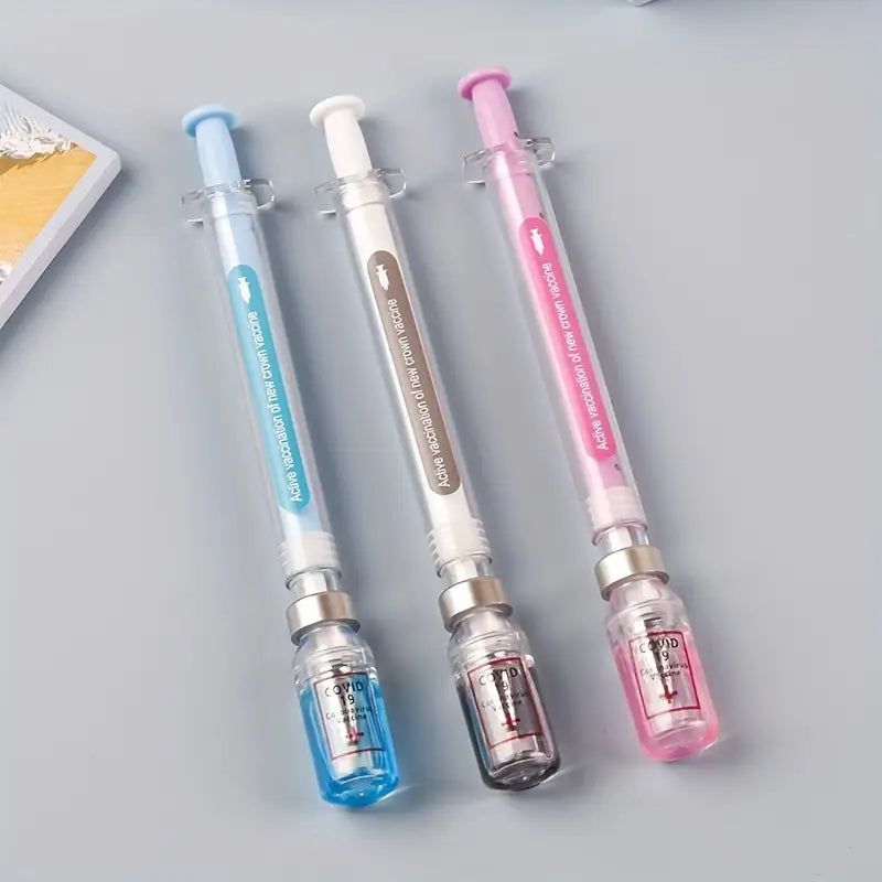 Syringe Shape Signature Gel Pen