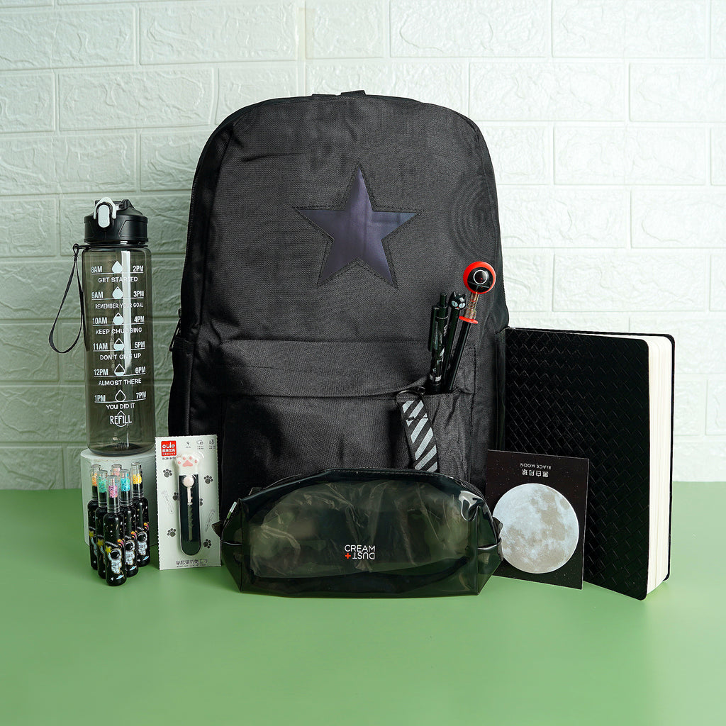 Black Star Sationery Bundle with Bag