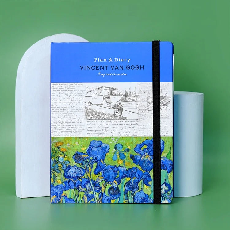 Van Gogh Matt Printed Hardcover Notebook Journal and Planner