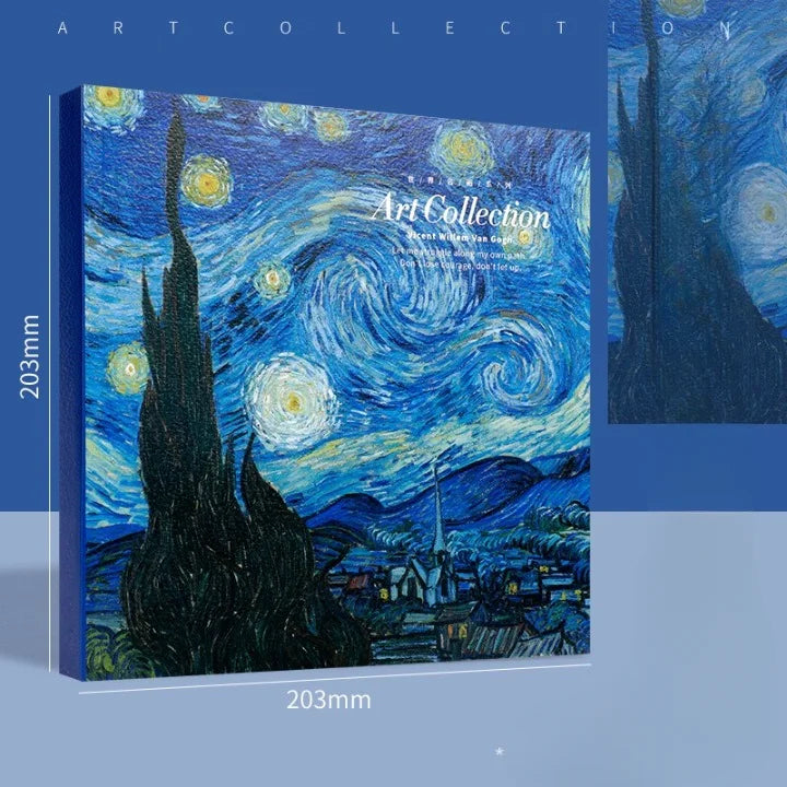 Van Gogh Thick Oil Painting Sketch Book