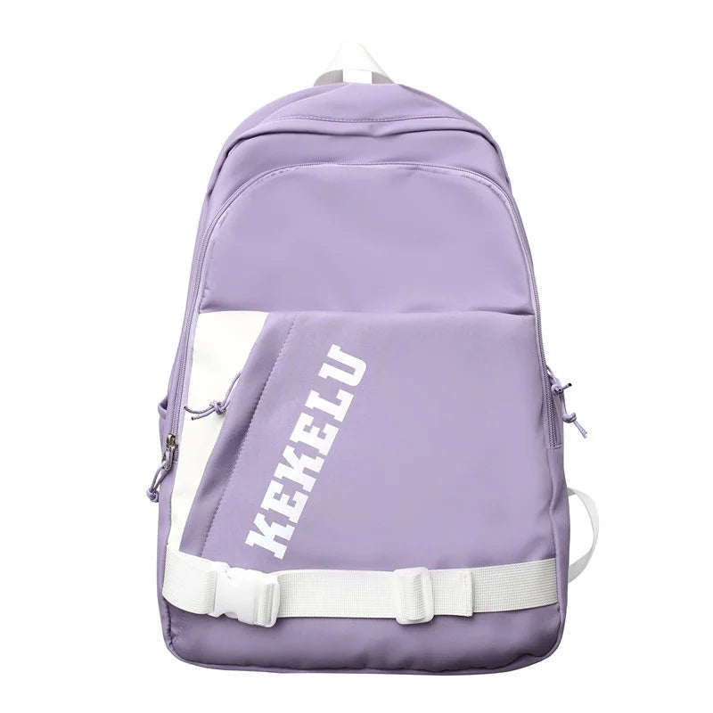 Versatile Leisure Hong Kong Style Schoolbags and Backpack