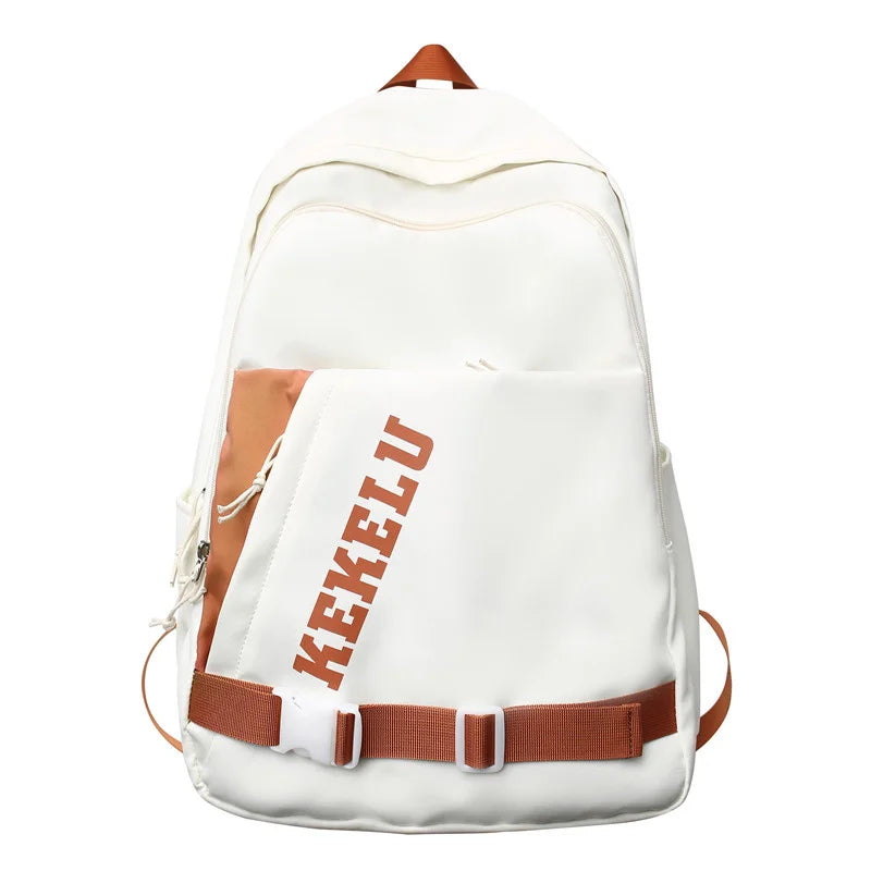 Versatile Leisure Hong Kong Style Schoolbags and Backpack