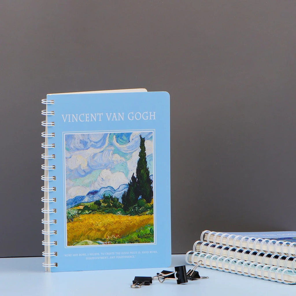 Vincent Van Gogh 3D landscape Coil A5 Notebook