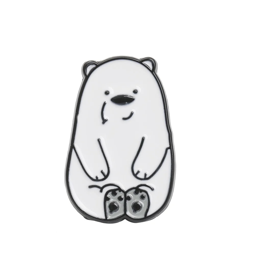 'We Bare Bears' Baby Bears Enamel Pins