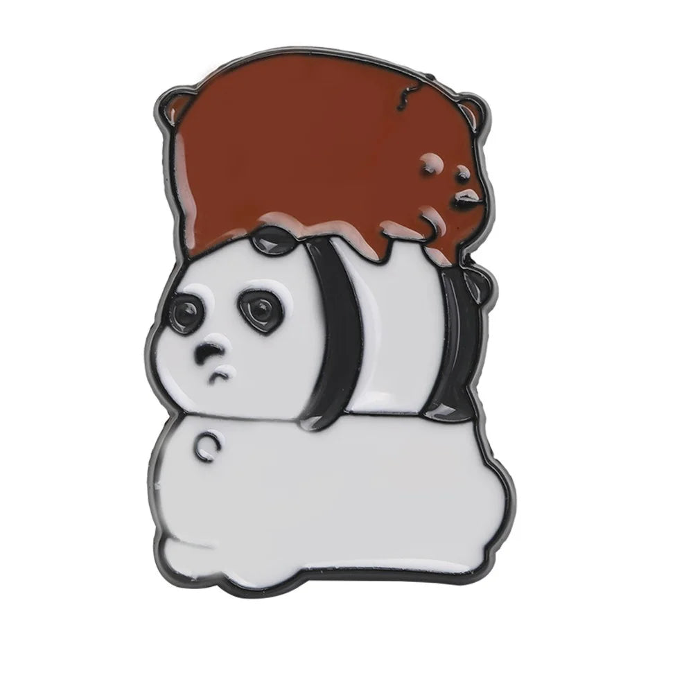 'We Bare Bears' Baby Bears Enamel Pins