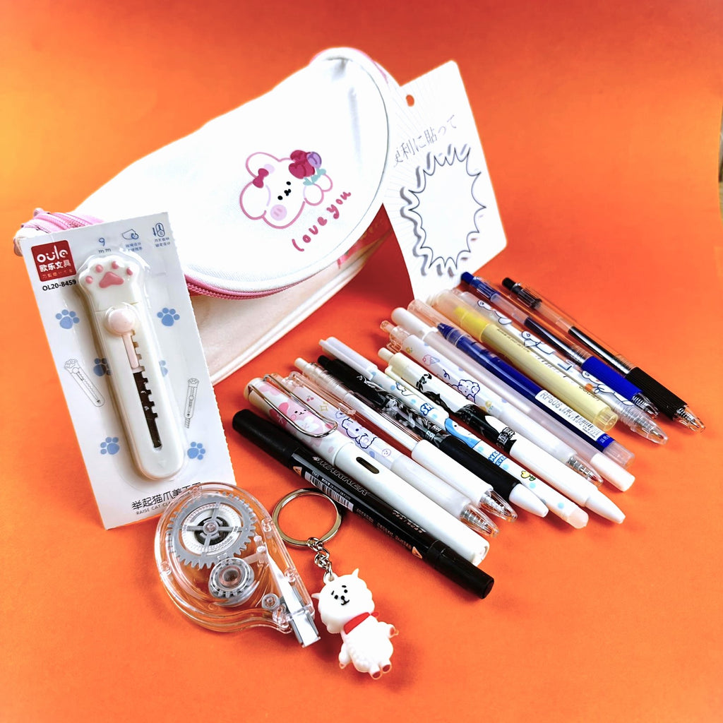 White Stationery Bundle