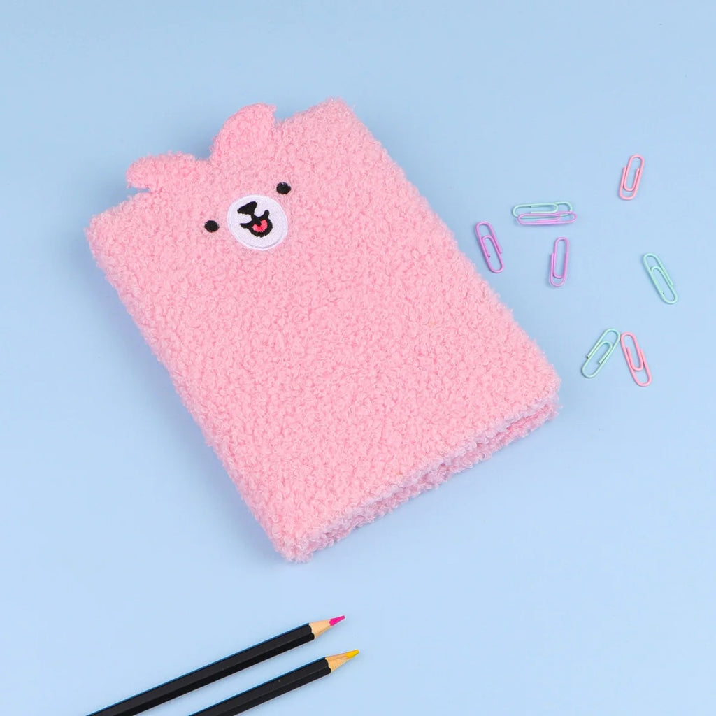 Wool Plush Mini Bear Notebook Dairy