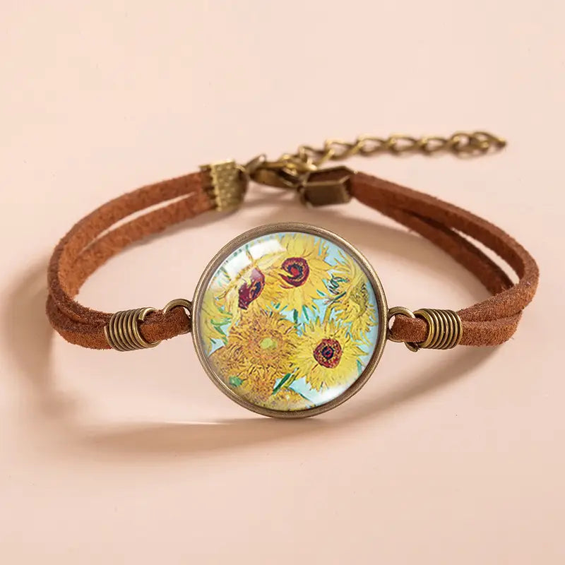 Van Gogh Leather Bracelet