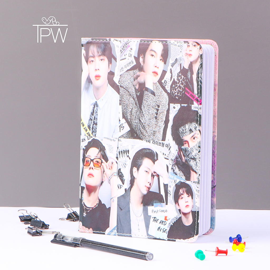 BTS Leather Cover Notebook Diary