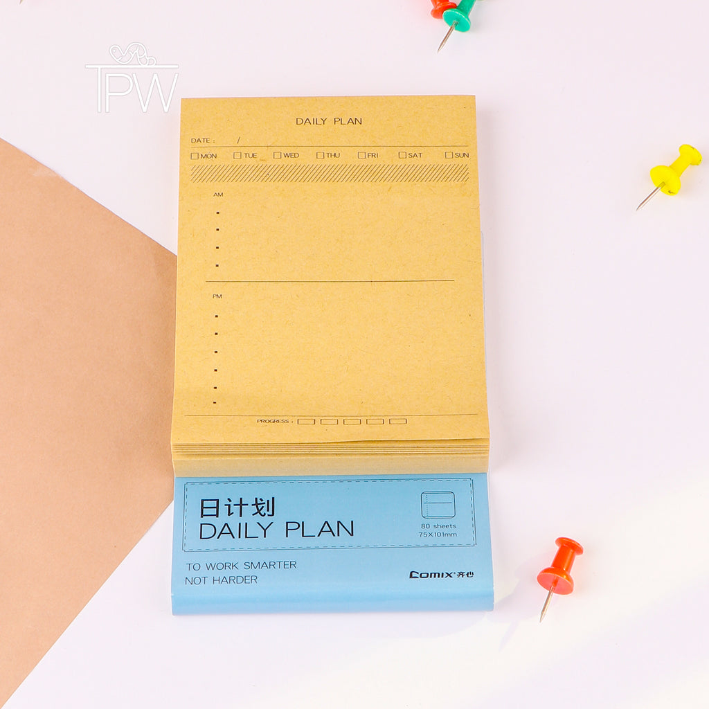 Comix Kraft Paper Sticky Notes Pad