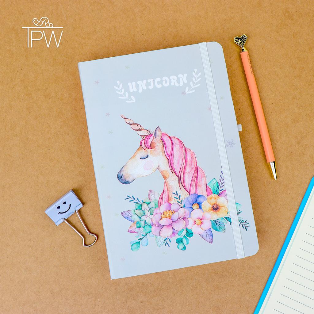 Cute Unicorn A5 Notebook – thepaperworm