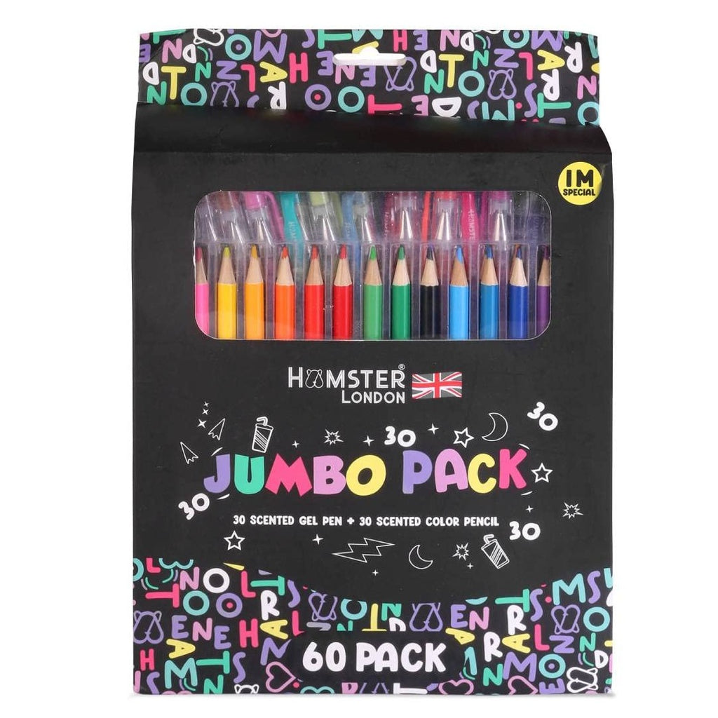 Hamster London - Jumbo Pack Pencil Color n Gel Pens