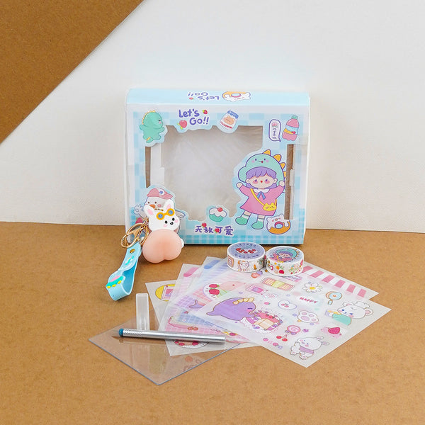 DIY Kiwaii Keychain Acrylic Sticker Box