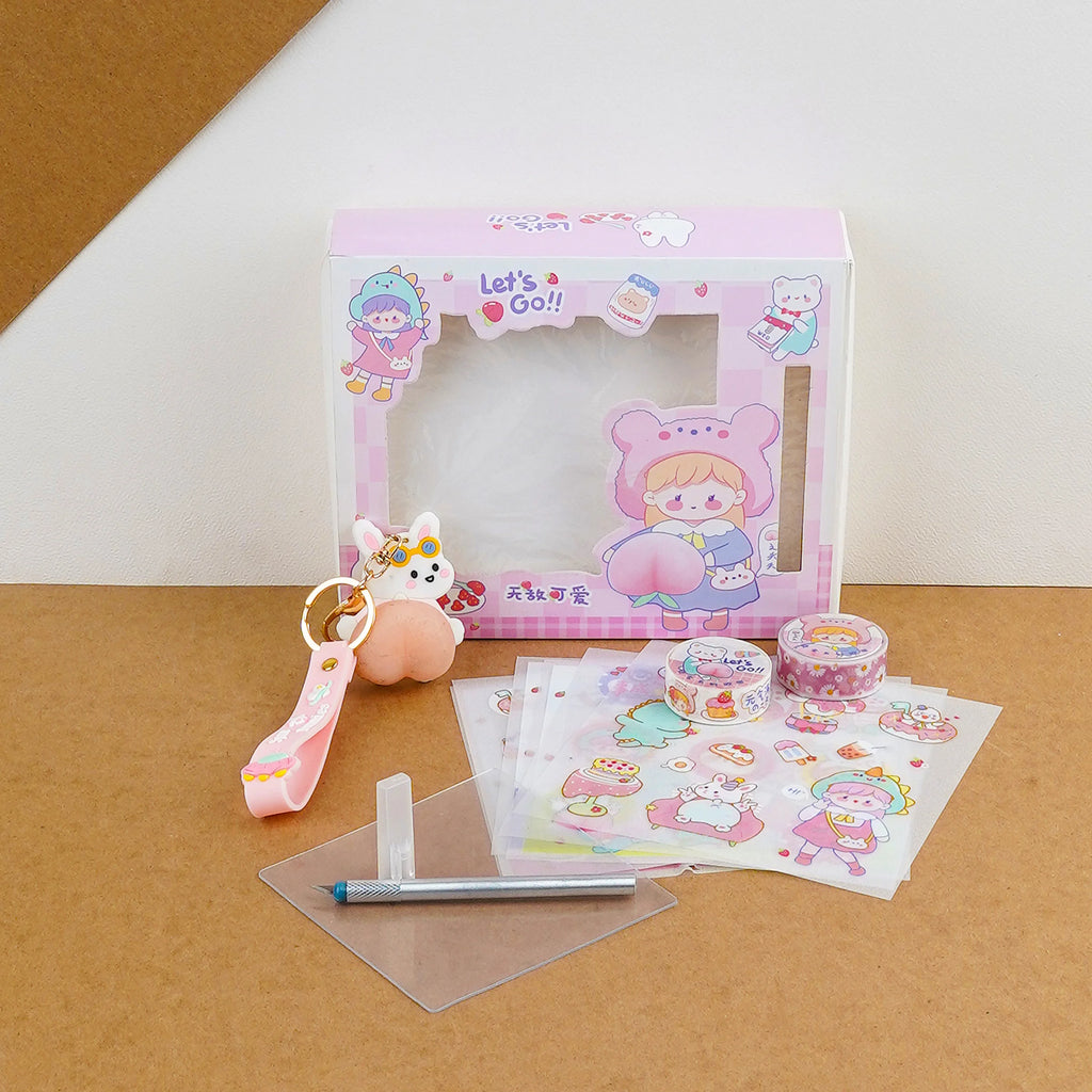 DIY Kiwaii Keychain Acrylic Sticker Box