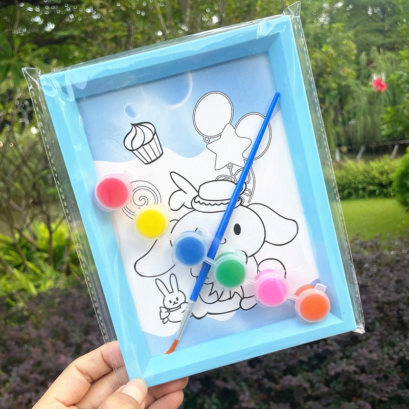 DIY Sanrio Series Plastic Painting Frame