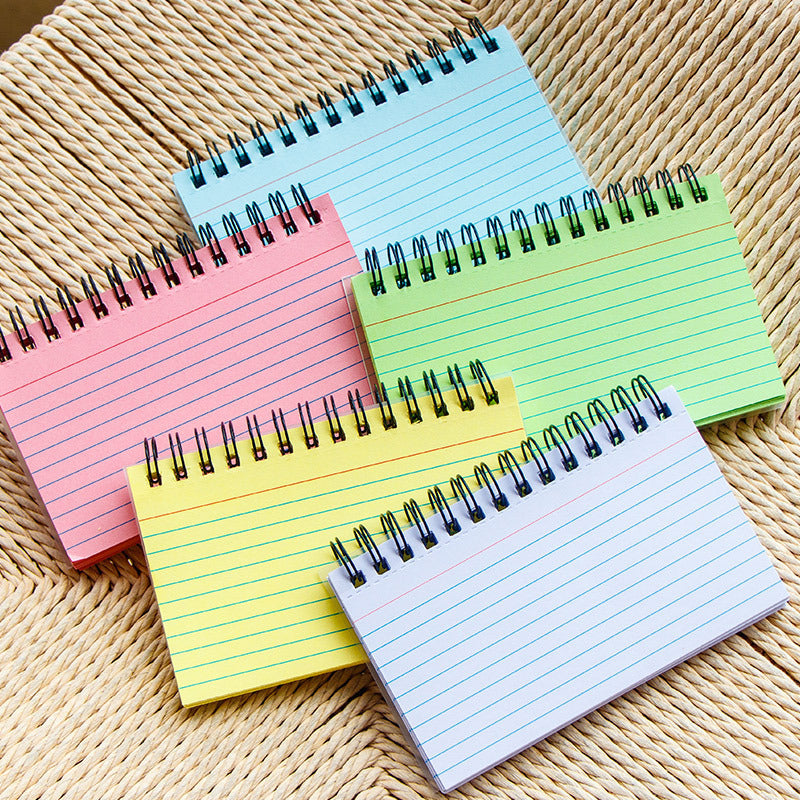 Coil Lined Tearable Flash Cards Notepad