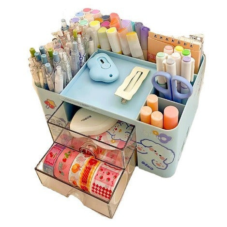 Multiple Compartments Stationery & Desk Organizer