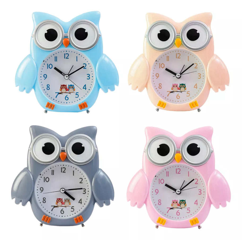 Owl Shape Table Clock with Alarm