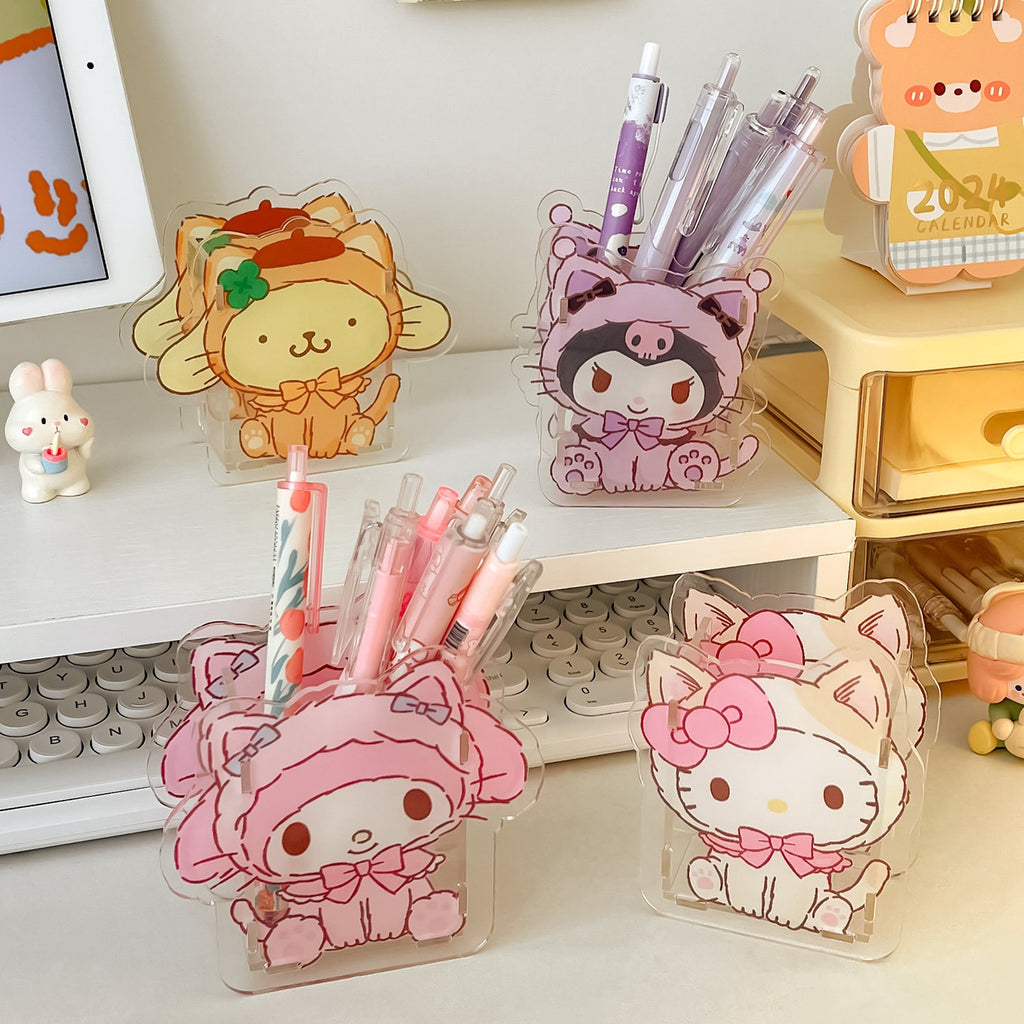 Acrylic Sanrio Pen Holder