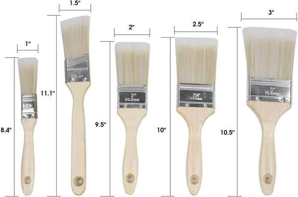 Tavolozza 5 Pieces Premium Paint Brush Set