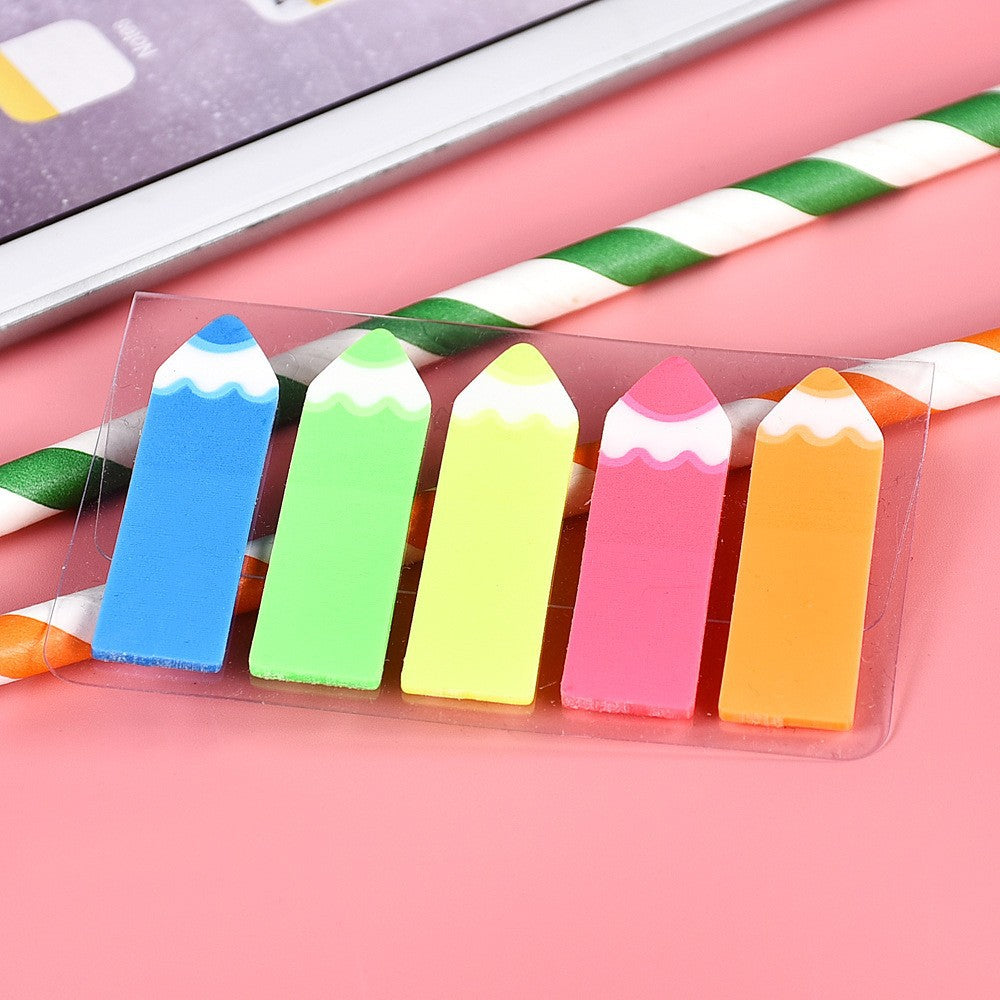 Pencil Shape Post-it Sticky Notes