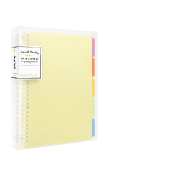 Traslucent Cover Pastel Color Binder