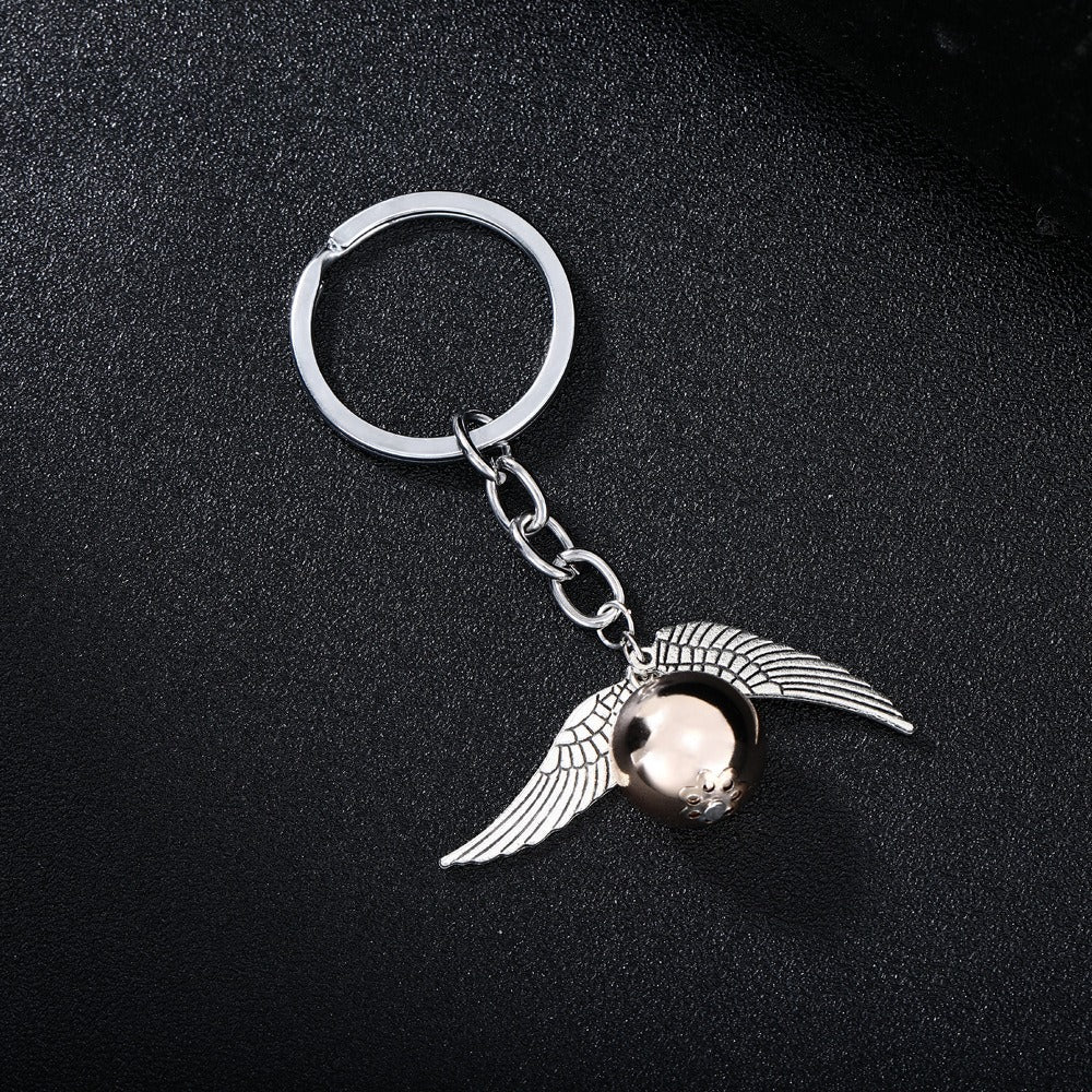 Harry Potter Golden Snitch Pendant Necklace Keychain