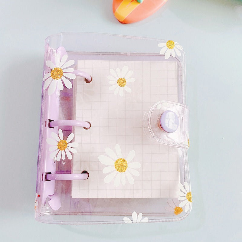 Daisy Printed Mini PVC Binder Set