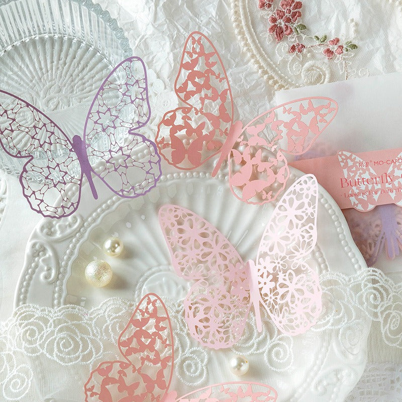 Butterfly Lace Laser Decoration Sheets