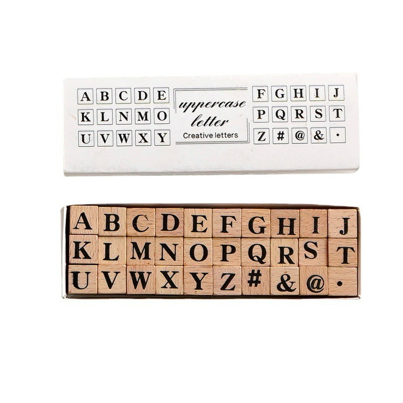 Multiple Creative Alphanumeric Stamp Box